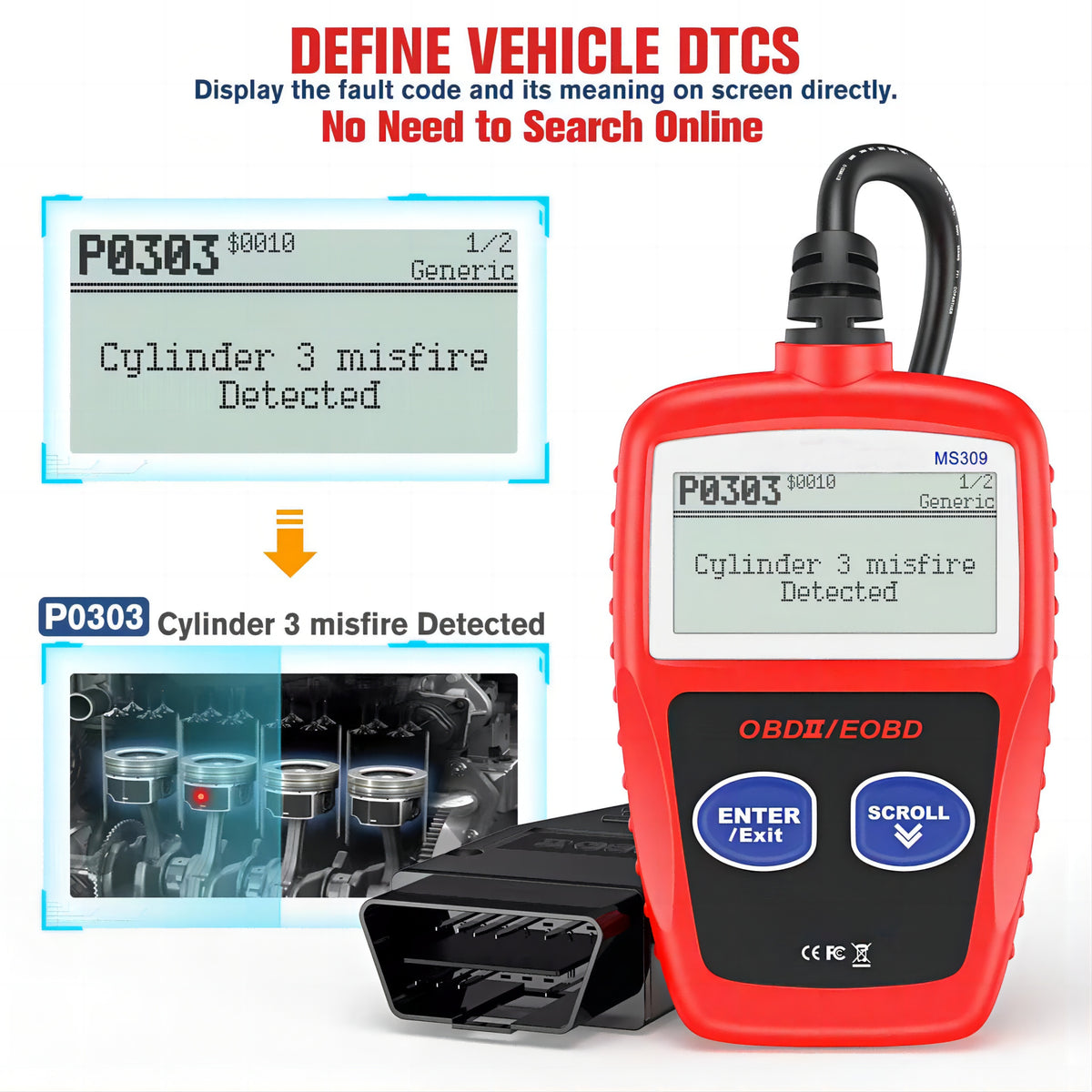 Car Diagnostic Tool Scanner For Car Checking