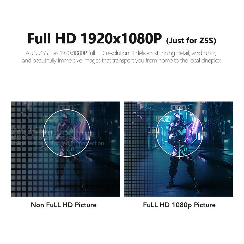 2024 projector full hd 1080p led theater android 9 smart tv mini beamer mobile 4