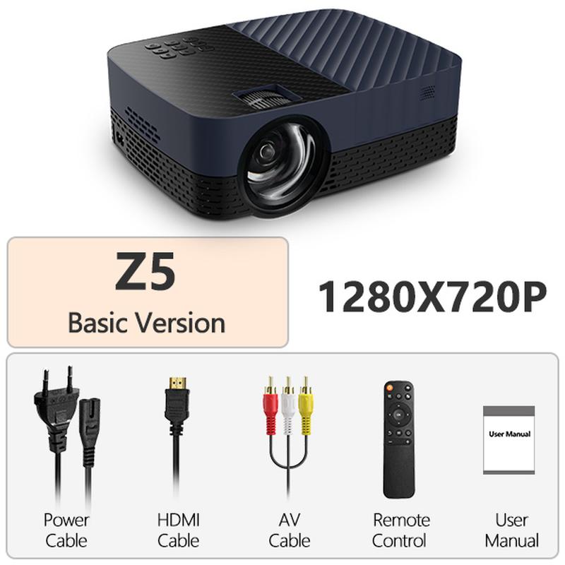 2024 projector full hd 1080p led theater android 9 smart tv mini beamer mobile 4