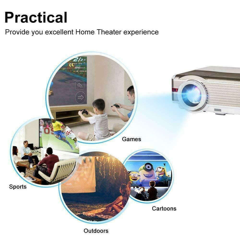 full hd wifi projector smart home theater 1080p netflix youtube tv hdmi usb us