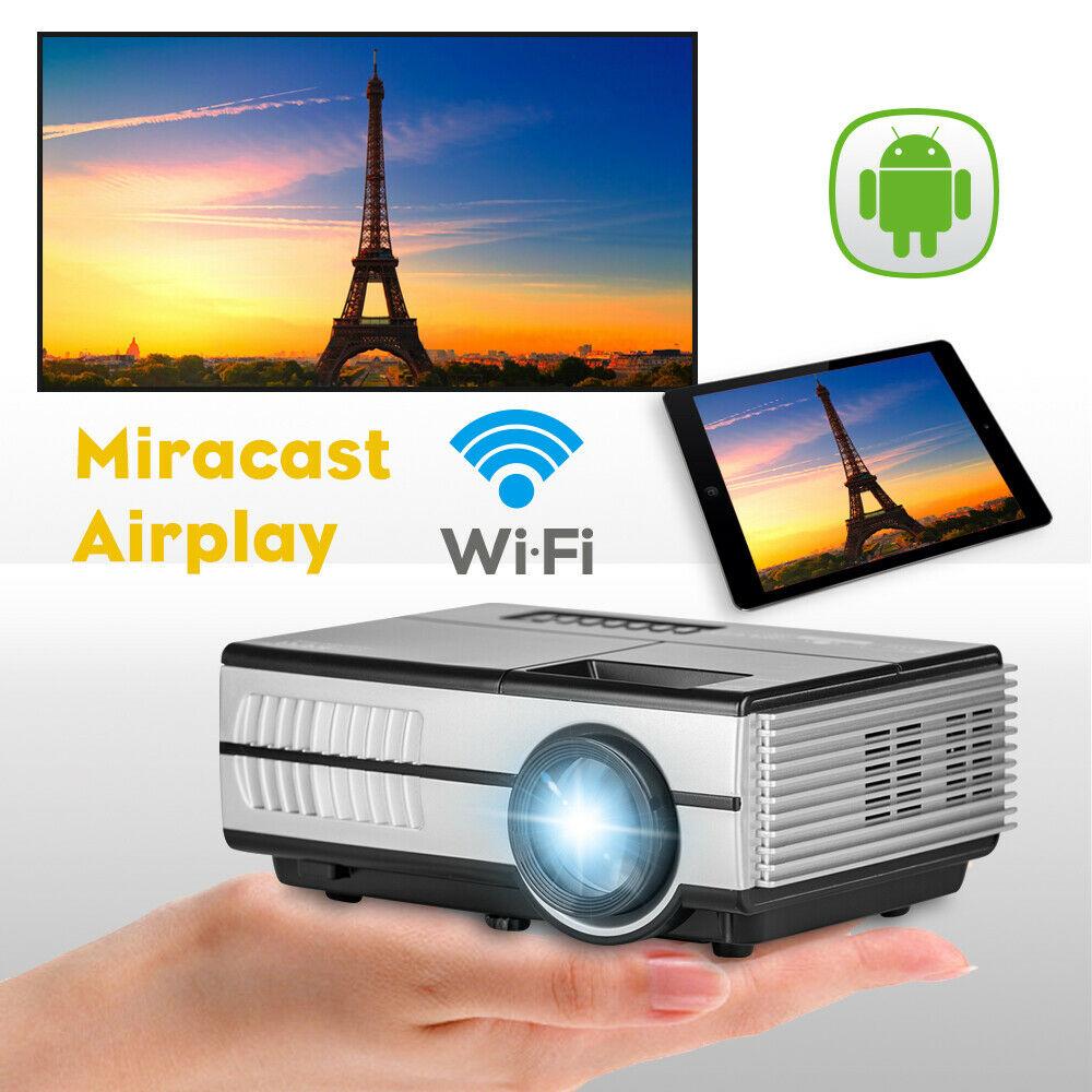full hd wifi projector smart home theater 1080p netflix youtube tv hdmi usb us
