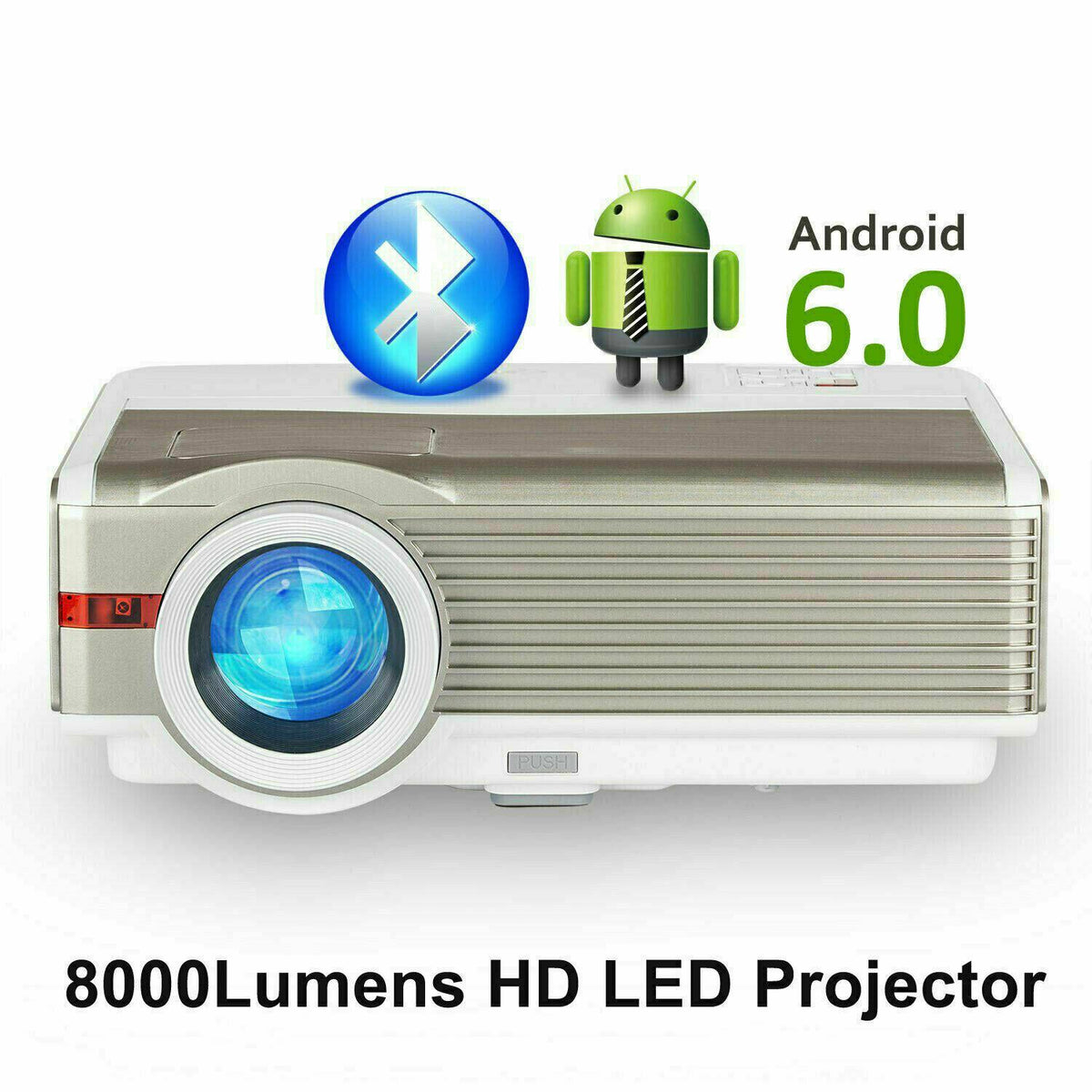 blue tooh wifi projector hd smart home theater online tv wlan wireless movie us