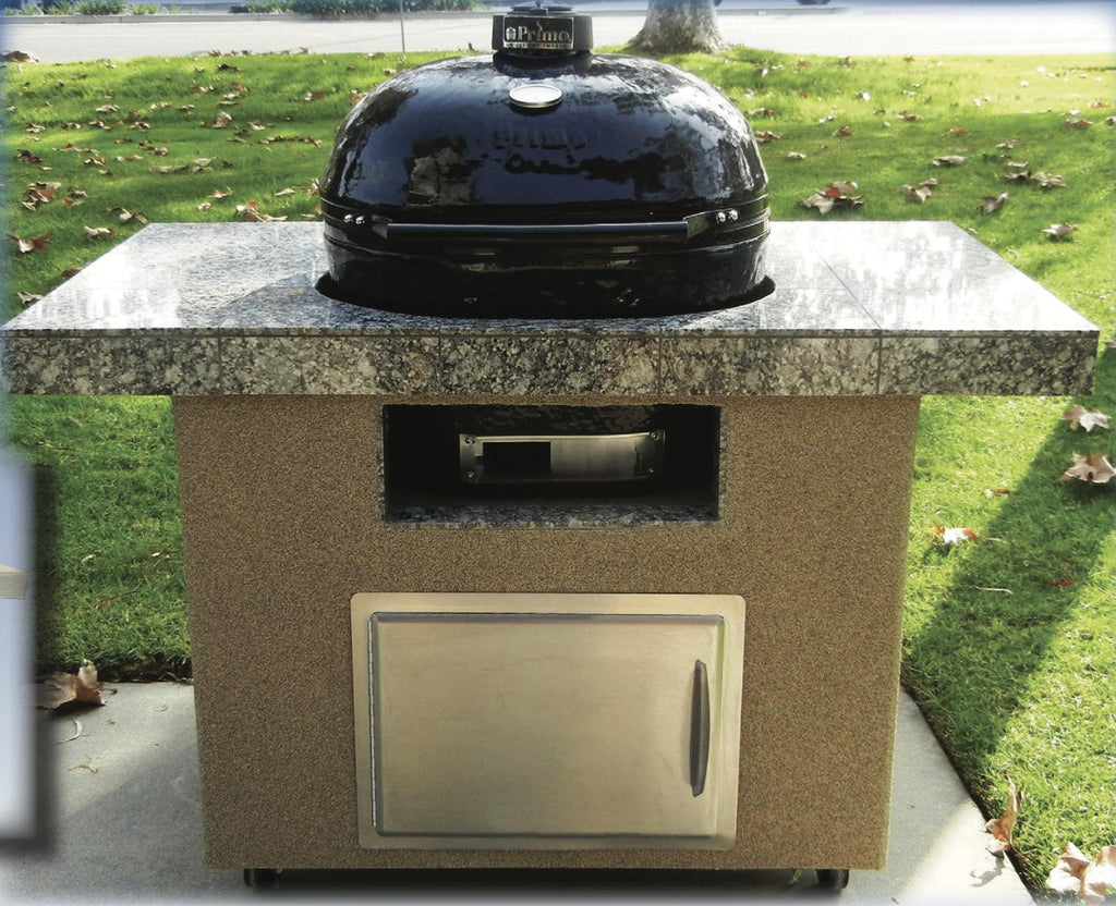 Primo Grills Portable Island for Primo Oval XL Unfinished