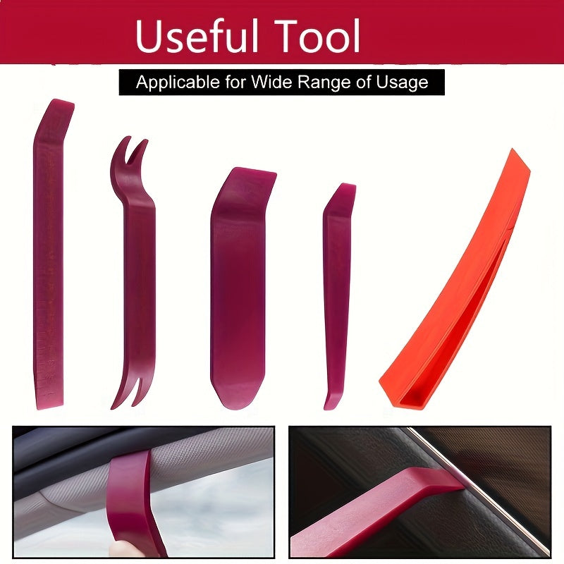 18pcs Car Tool Kit, Stretchable Adjustable Grab, Air WedBag Pump, Undamaged Wedge, Wrench, Nut And Handbag Roadside Car Emergency Kit