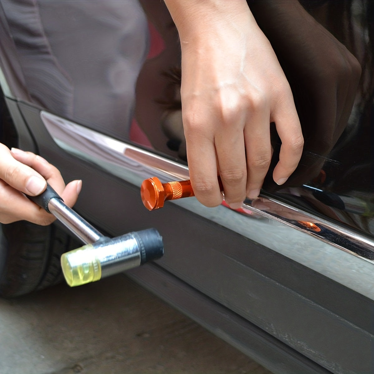 Upgrade Your Car's Look Instantly with This Auto Sheet Metal Dent Repair Tool Kit!