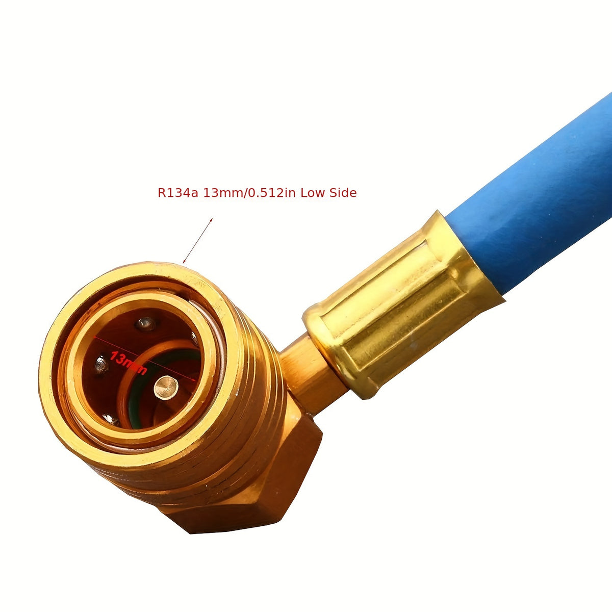 R134A Automotive AC Refrigerant Charging Hose Kit Charging Hose With Meter,A/C 1/2 Charging Measuring Kit