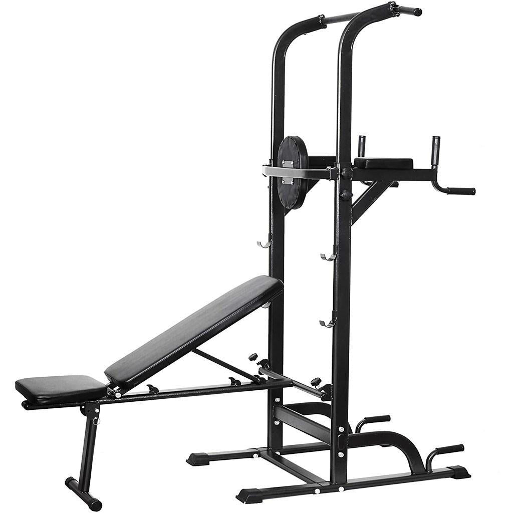 Dip Station Home Gym Pull-ups Indoor Sit-up Board Weight-Bearing Squat Rack