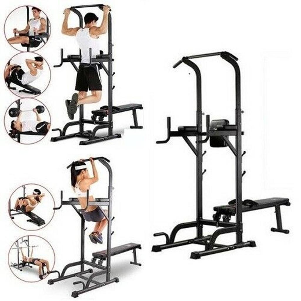 Dip Station Home Gym Pull-ups Indoor Sit-up Board Weight-Bearing Squat Rack