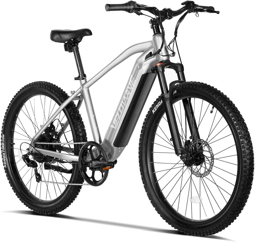 VELOWAVE Electric Bike Adults 500W 27.5'' Ebike 25MPH Mountain E-Bike 48V 13Ah Lithium-Ion Battery Removable  7-Speed UL Certified