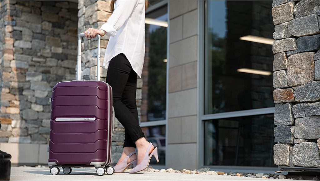 form Hardside Expandable with Double Spinner Wheels, Amethyst Purple, Carry-On 21-Inch