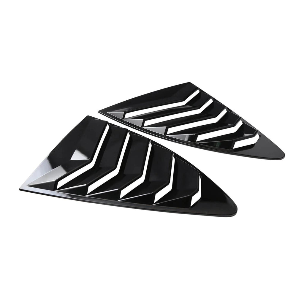 Side Window Louver GlossBlack For 2013-2023 Scion FRS BRZ Toyota 86 G Generic
