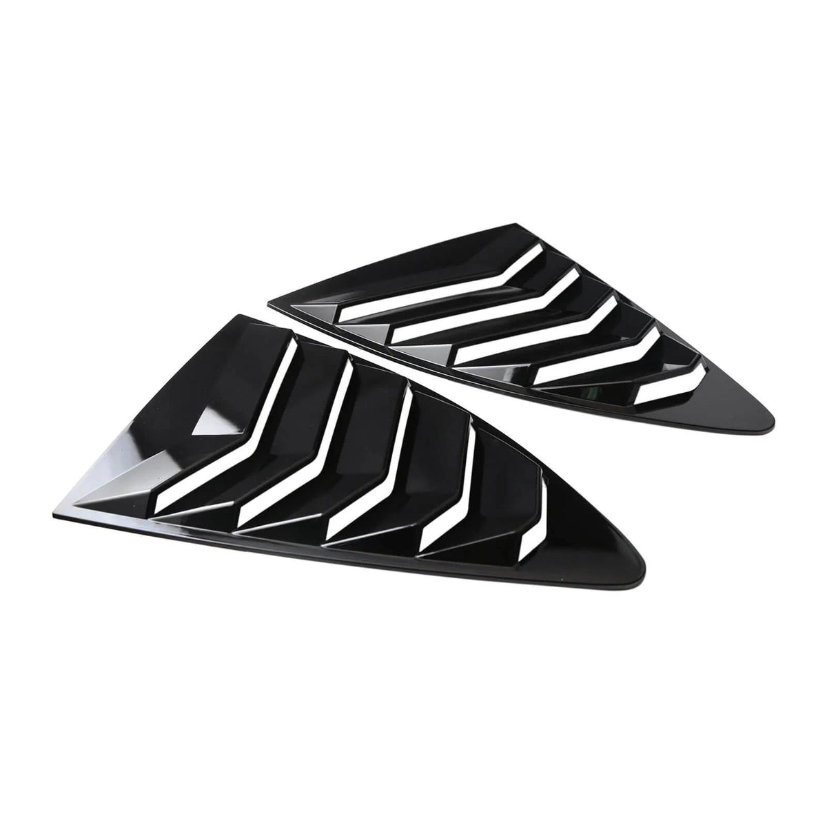 Side Window Louver GlossBlack For 2013-2023 Scion FRS BRZ Toyota 86 G Generic