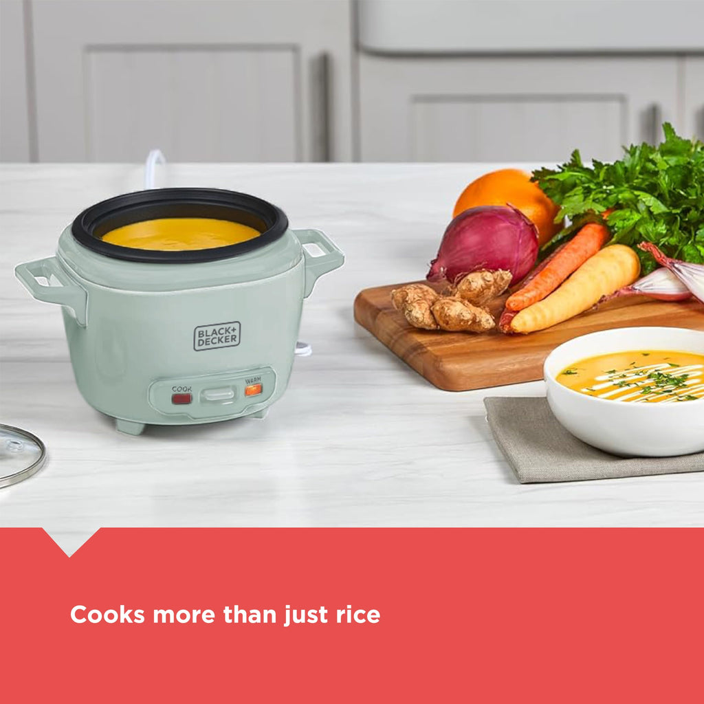 3-Cup Cooked (1.5 Cups Uncooked) Rice Cooker, Removable Nonstick Bowl, One-Touch Operation, Surf Spray
