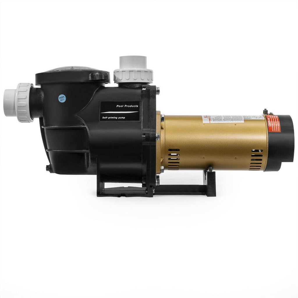 2hp inground swimming spa pool pump 5850 gph dual speed motor 2" thread npt