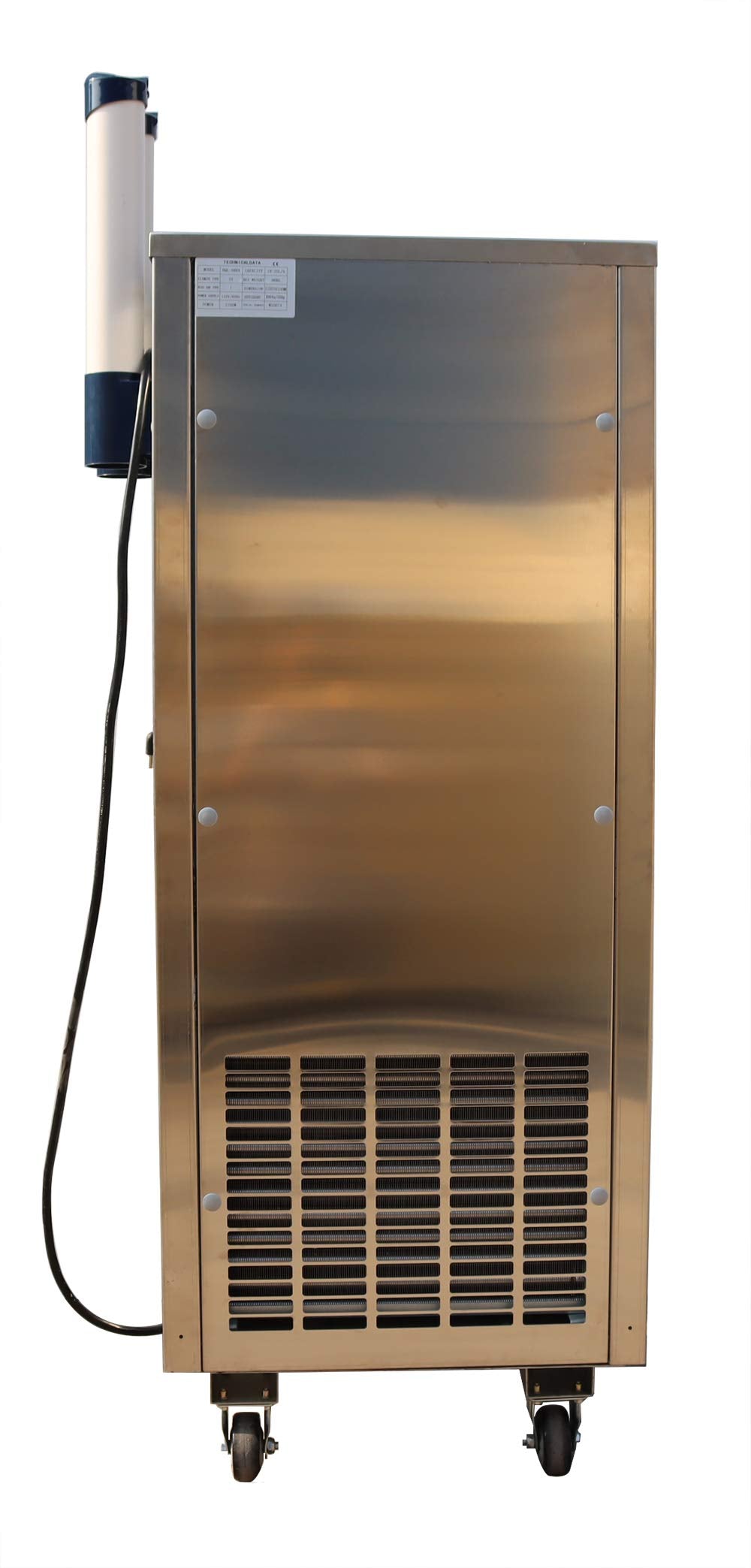 Commercial 110V 3Flavor Soft Ice Cream Cooling MaMachine 20-30L/H Standing Type(Ite#210051)
