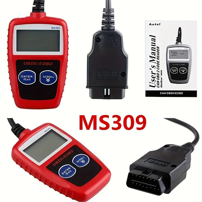 Auto OBD2 Scanner, Car Live Data & Battery Tester OBDII Engine Fault Code Reader Automotive Diagnostic Scan Tool, To Check Engine/EOBD