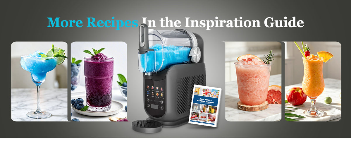 88oz Slushie Machine & Soft Serve Ice Cream Maker | No Ice Needed, Self-Cleaning, Frozen Drink Machine for Ice Cream, Margaritas, Frappés, Milk Shake, Frozen Juice, Frappé