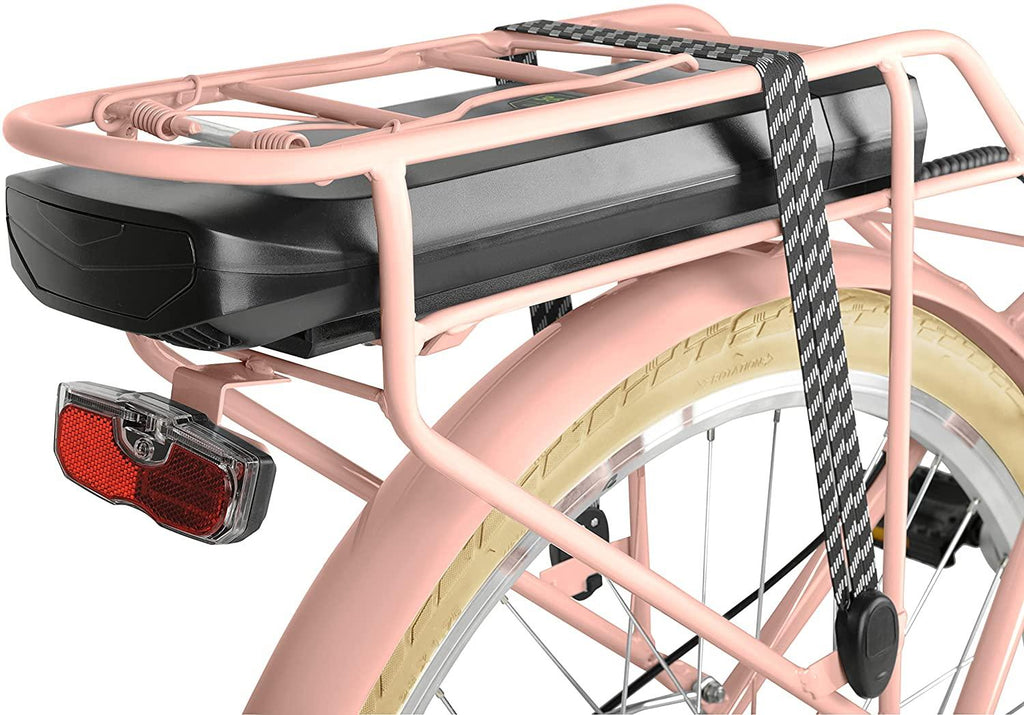 Retrospec Hybrid-Bicycles Retrospec Beaumont Rev City Electric Bike - Step Through - 20MPH Ebike with 48V/500W Motor &amp; 10.4Ah Battery - 7 Speed E Bike for Men &amp; Women