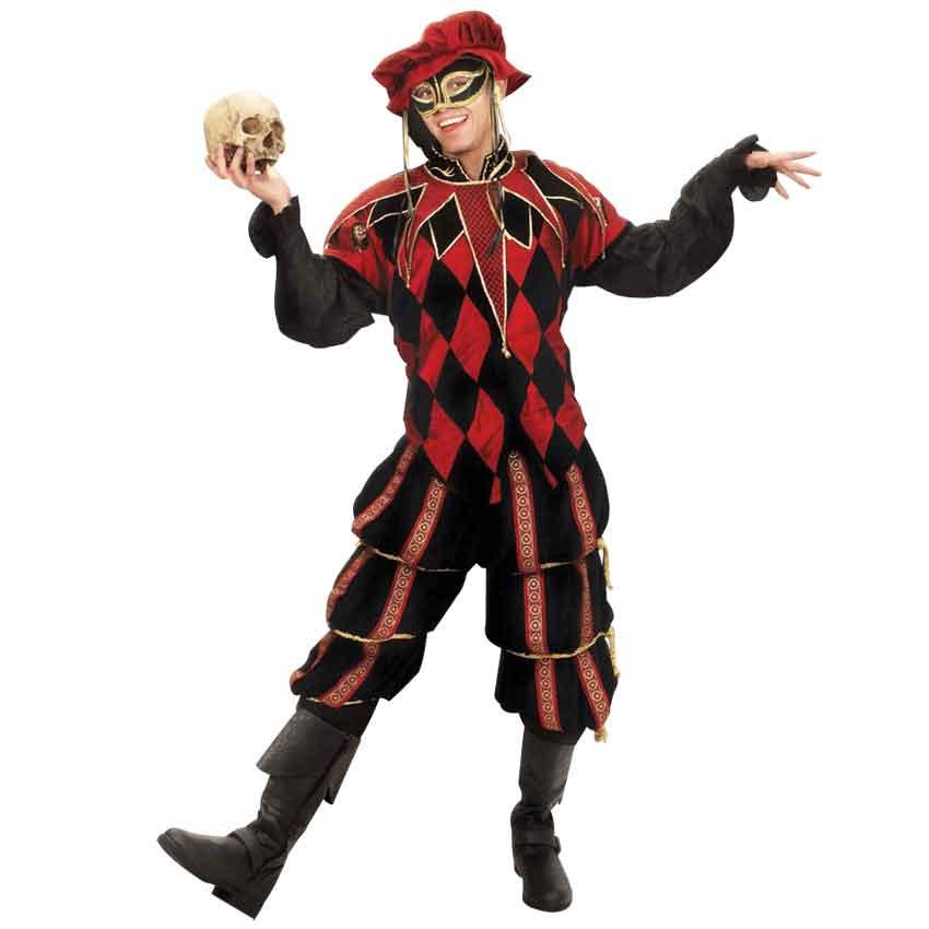 Dark Carnevale Jester Ensemble, size: Small by Medieval Collectibles