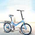 20in Folding Bike 7 Speed Ultra-Lightweight Mini Complete Cruiser Bikes for Adult &amp; Students, Portable Foldable Bicycle Adult Urban City Road Bikes, Beach Cruiser Bikes for Women &amp; Men, US Stock