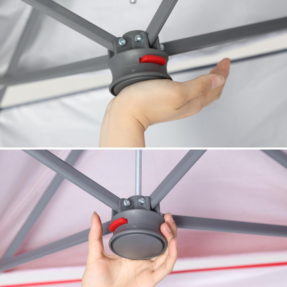 10 ft. x 10 ft. Grey Instant Canopy Pop Up Tent
