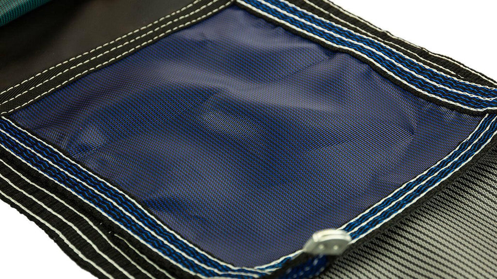 20'x40' inground rectangle swimming pool winter safety cover blue mesh 12 year