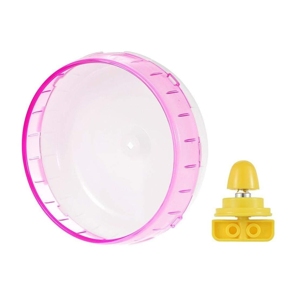 Pet Supplies with A Strong Steel Shaft and PP Material for A Wide Ranof Applications 8.3-inch Hamster Mouse Gerbil Mouse Movement Wheel Silent Rotator PP Running Disk Small Animal Pet