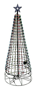 Aurio 7ft Round Pixel Tree 496LED and 40LED Star with Remote