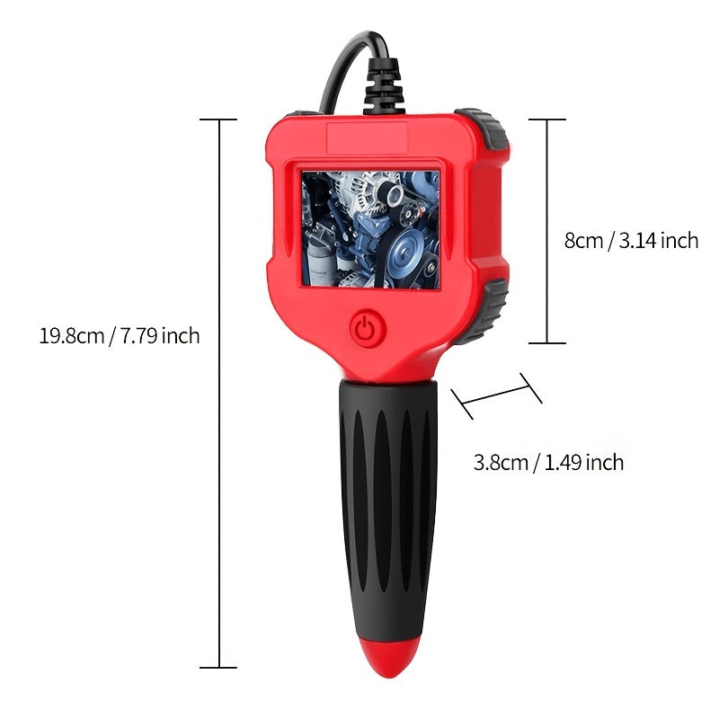 Industrial Endoscope, HD Camera Industrial Automotive Repair Engine Inspection Camera Detector Car Repair Tool