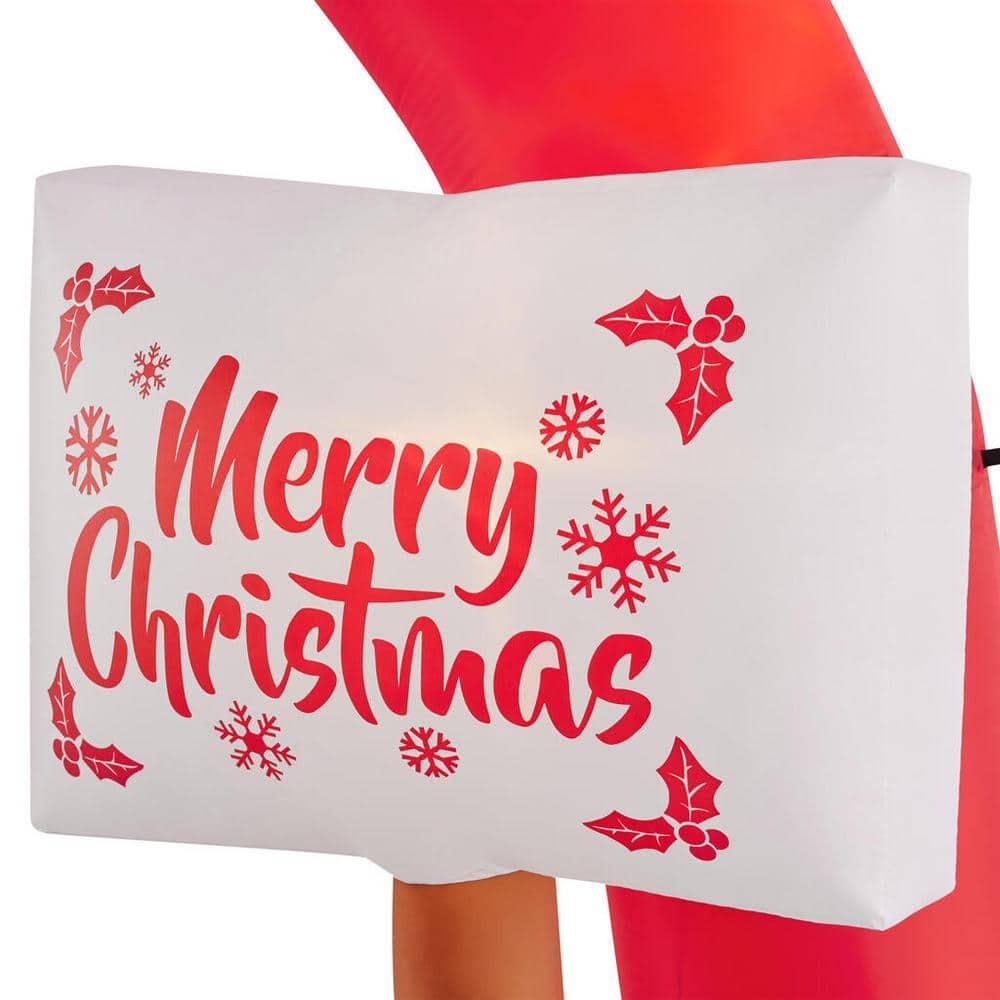 12.5 ft by 12 ft Santa Archway Holiday Inflatable