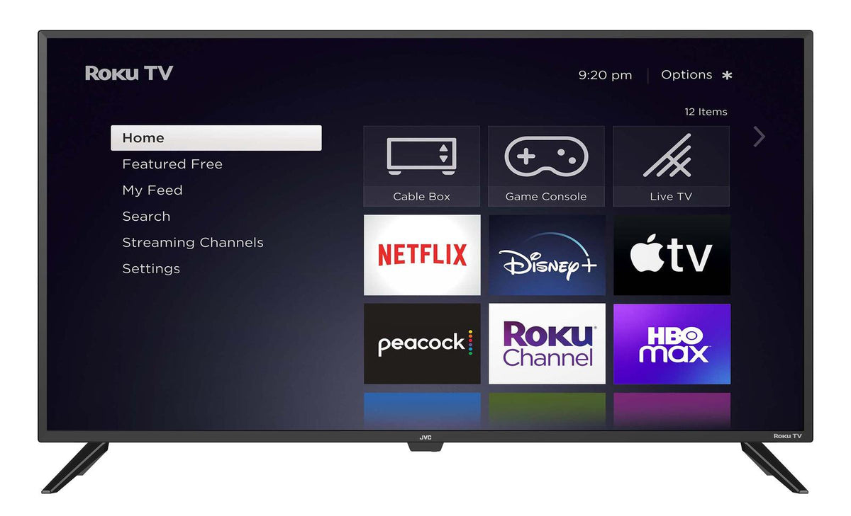 jvc 50" class 4k uhd qled roku smart tv quantum series