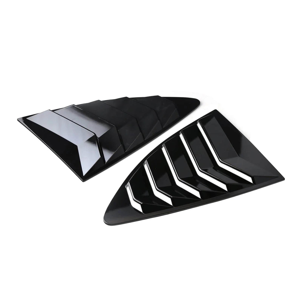 Side Window Louver GlossBlack For 2013-2023 Scion FRS BRZ Toyota 86 G Generic