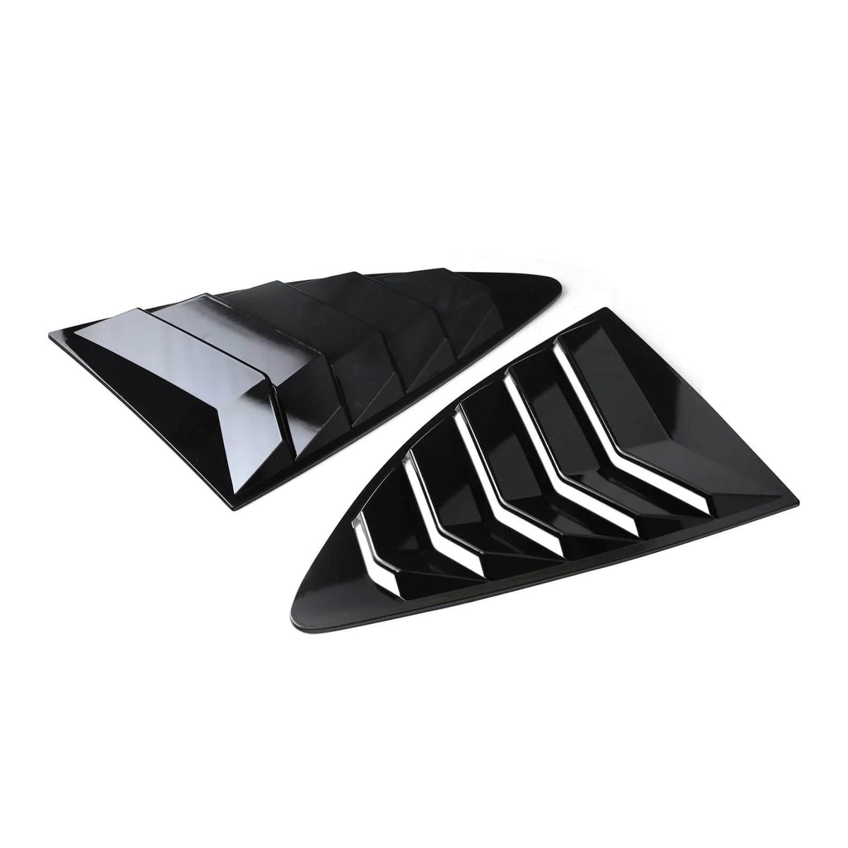 Side Window Louver GlossBlack For 2013-2023 Scion FRS BRZ Toyota 86 G Generic