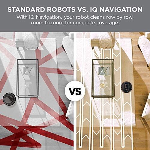 Shark AV993 IQ Robot Vacuum, Self Cleaning Brushroll, Advanced Navigation, Perfect for Pet Hair, Compatible with Alexa, Wi Fi , Black