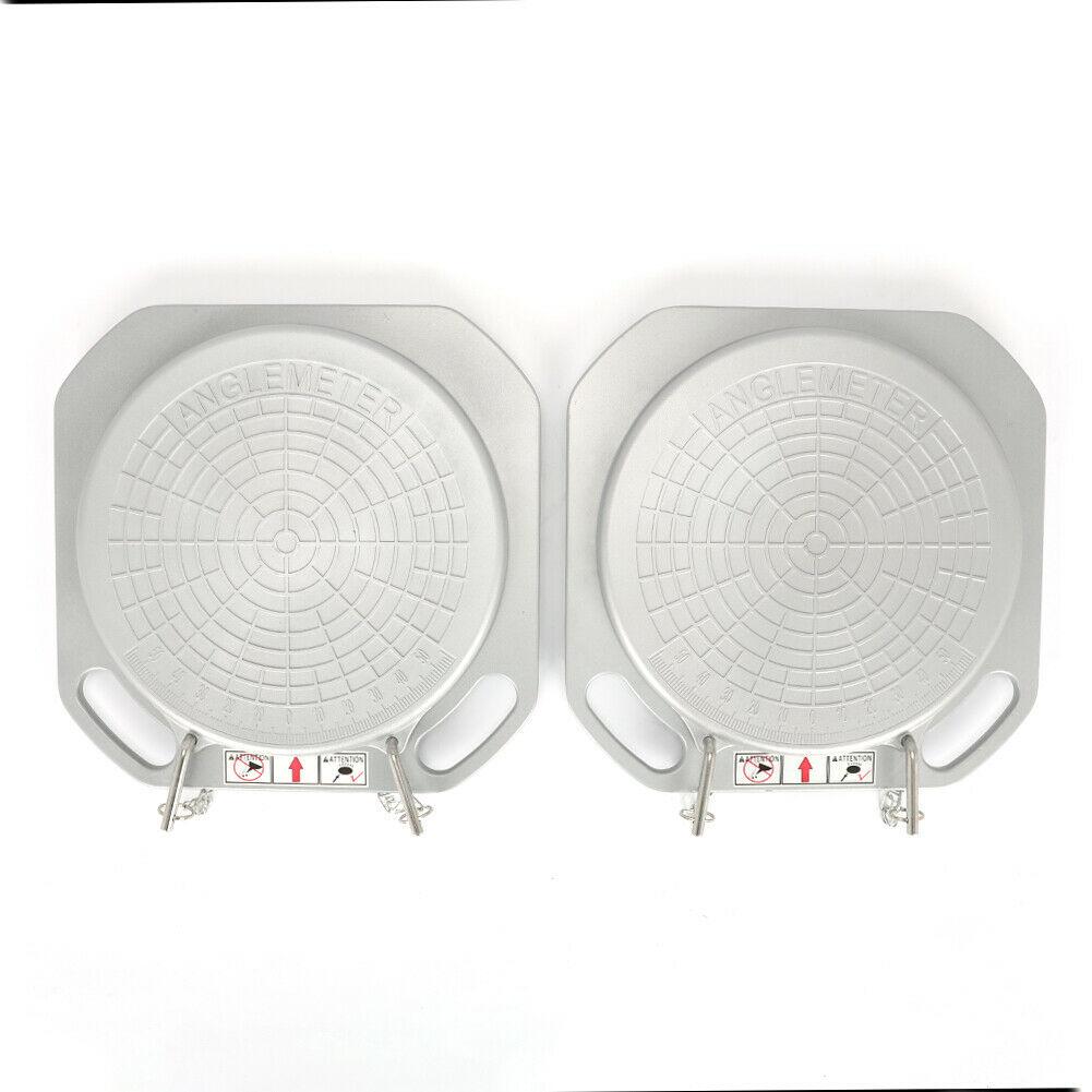 2 Wheel Alignment Turntable Plates 11,000 LBS Load Capacity + BridBlocks