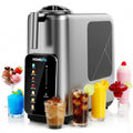 3-in-1 Slushie Machine, Ice Cream Maker & Frozen Drink Maker with 7 Preset Programs, No Ice Needed, 10 Mins Rapid Chill, 260 oz/Hour, LED Display, 304  Steel, Removable Cup & Stirrer