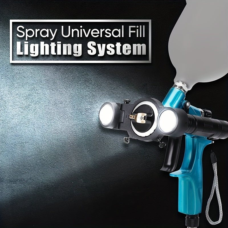 Revolutionize Your Automotive Spray Painting With This Universal LED Light Attachment System!