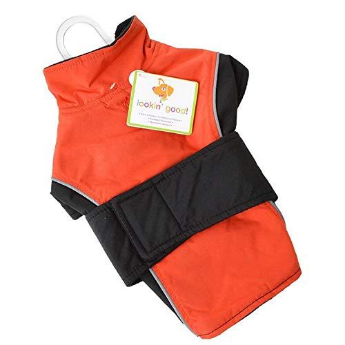 Lookin' Good Waterproof Reflective Dog Coat - Oran(14 Pack)