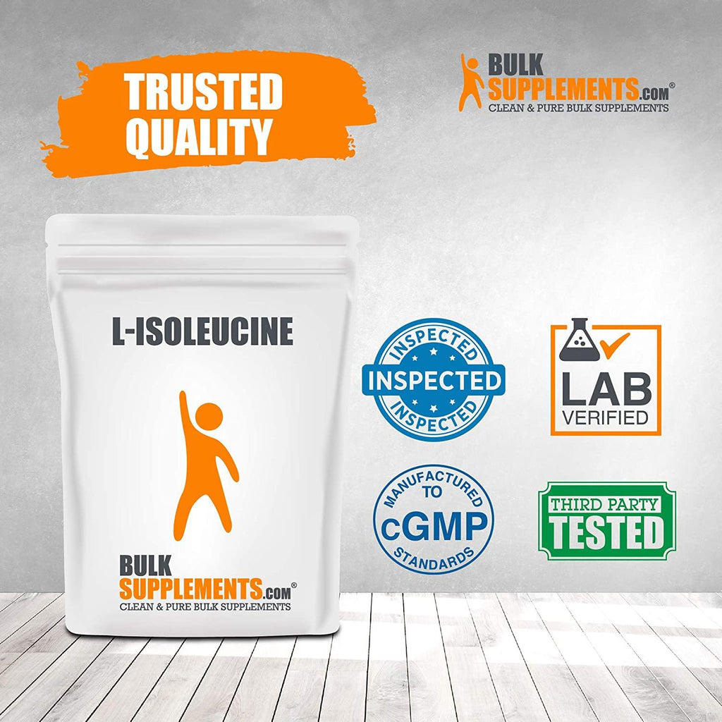 BulkSupplements.com L-Isoleucine Powder (5 Kilograms - 11 lbs)
