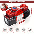 Twin Cylinder Air Compressor, 12V Portable Heavy Duty Tire Inflator With Digital GauCar Pump Auto Shut-Off For Vehicle, Bicycle And Other