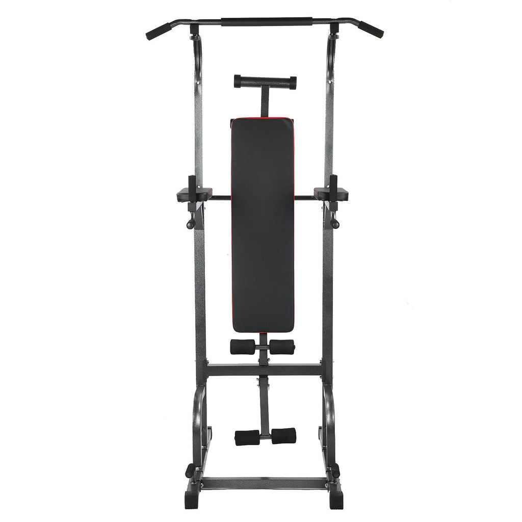 Zerodis Pull閳ユ唹ps Bar, Multifunction Pull閳ユ唹p Frame Bracket with Foldable Supine Position Plate Fitness Equipment Fitness Trainer
