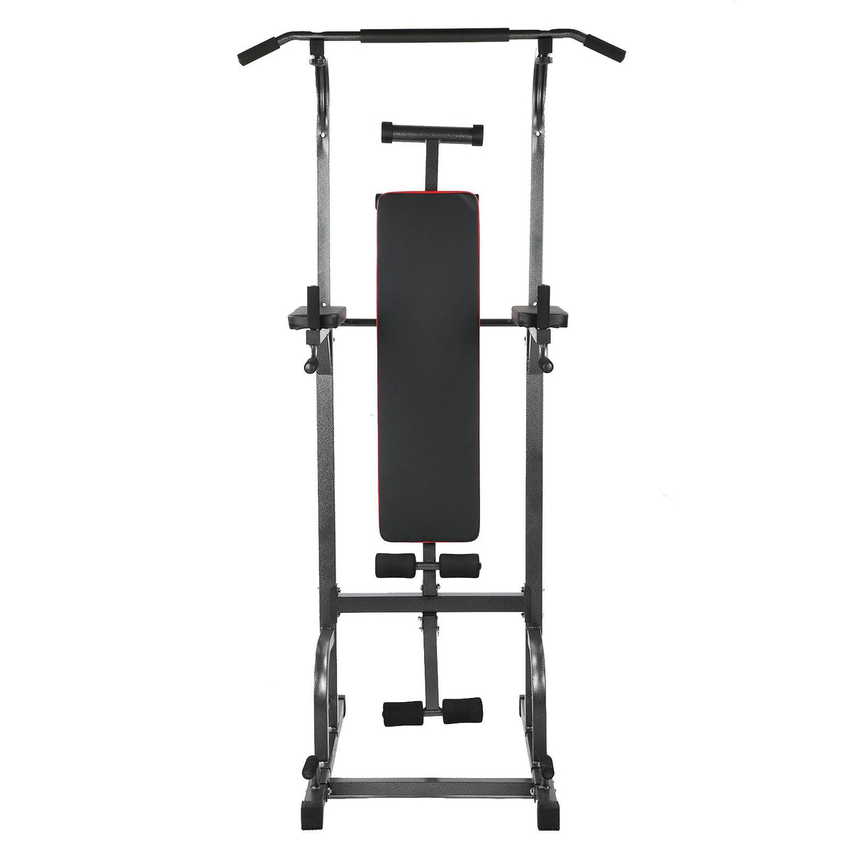 Zerodis Pull閳ユ唹ps Bar, Multifunction Pull閳ユ唹p Frame Bracket with Foldable Supine Position Plate Fitness Equipment Fitness Trainer