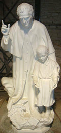 59" DON BOSCO larreligious outdoor fiberglass statue