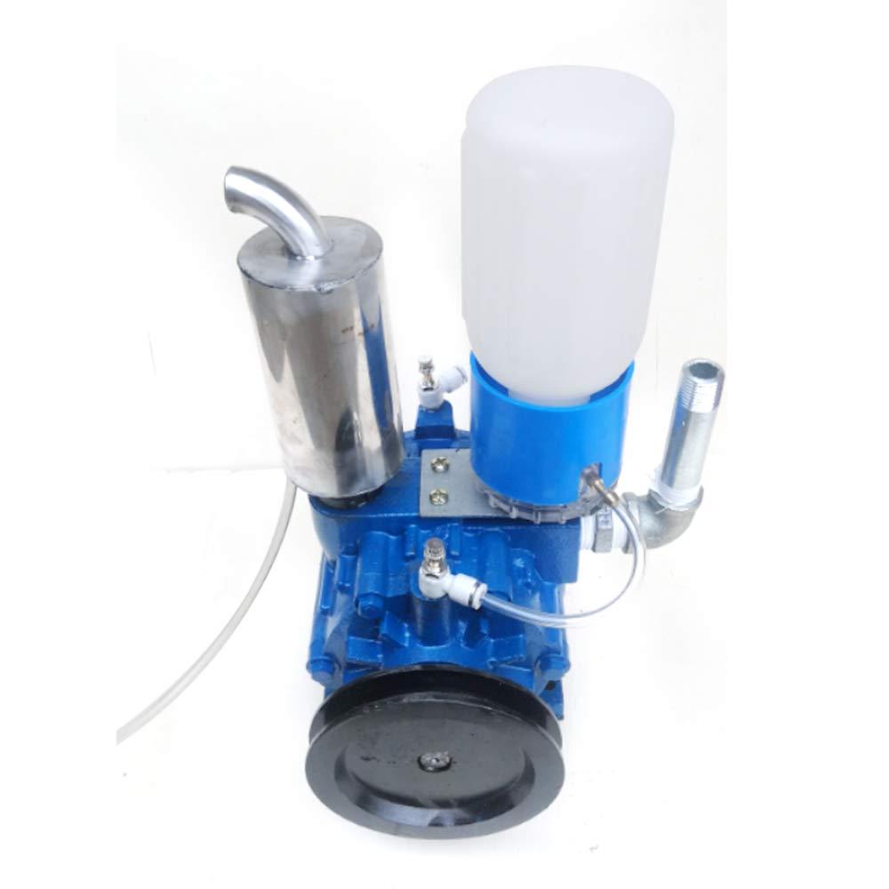 electric milking machine, 250l/min portable cow milking machine 1440r/min vacuum pump milker single bucket piston tank container barrel kit for farm livestock goat sheep ewe (250l/min)