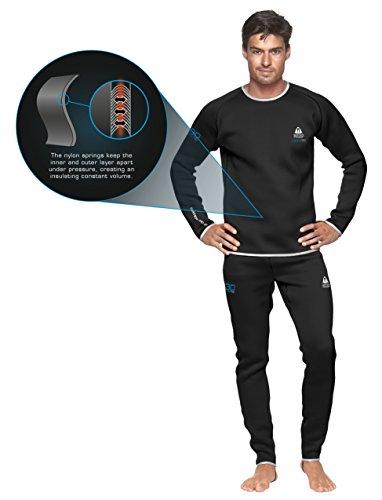 WATER PROOF FACING R Waterproof Meshtec 3D insulating Undergarment Mens Top, Large