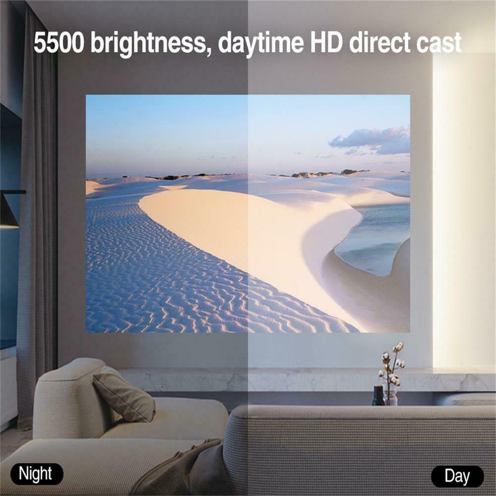 8500lumen hd projector native 1080p home hdmi theater tv movie daytime usb zoom