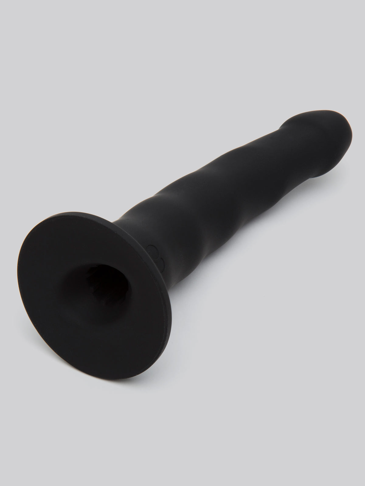 Lovehoney Sensual Waves Silicone Suction Cup Dildo 7 Inch, Black