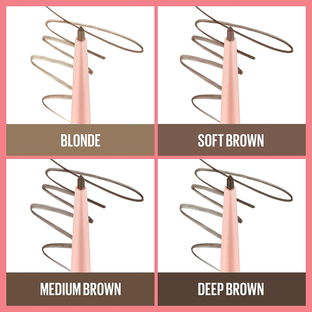 Maybelline New York Total Temptation Eyebrow Definer Pencil, Medium Brown, 1 Count