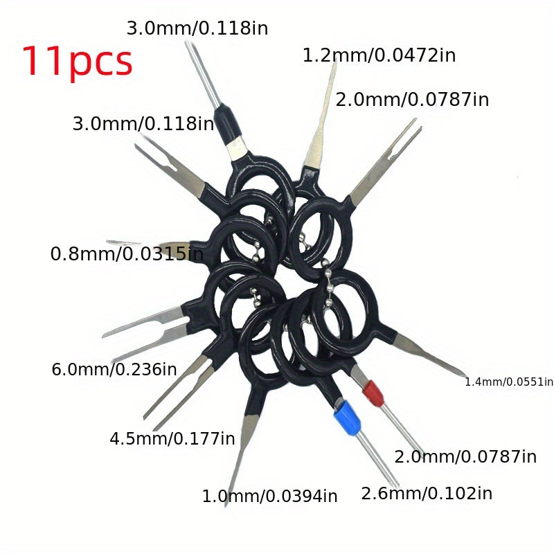 Car Terminal Removal Repair Tools Electrical Wiring Crimp Connector Pin Extractor Kit Keys Automotive Plug Pullers
