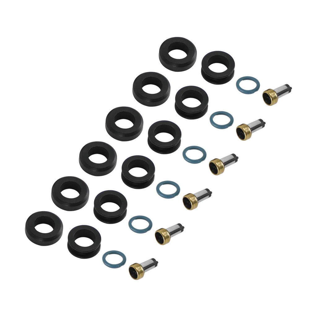 Mitsubishi 3000GT 1991-1999 6PCS Fuel Injectors Seal O-Ring Kit 18-10066 INP-014 MD164888 Generic